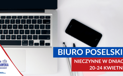 Biuro Poselskie nieczynne